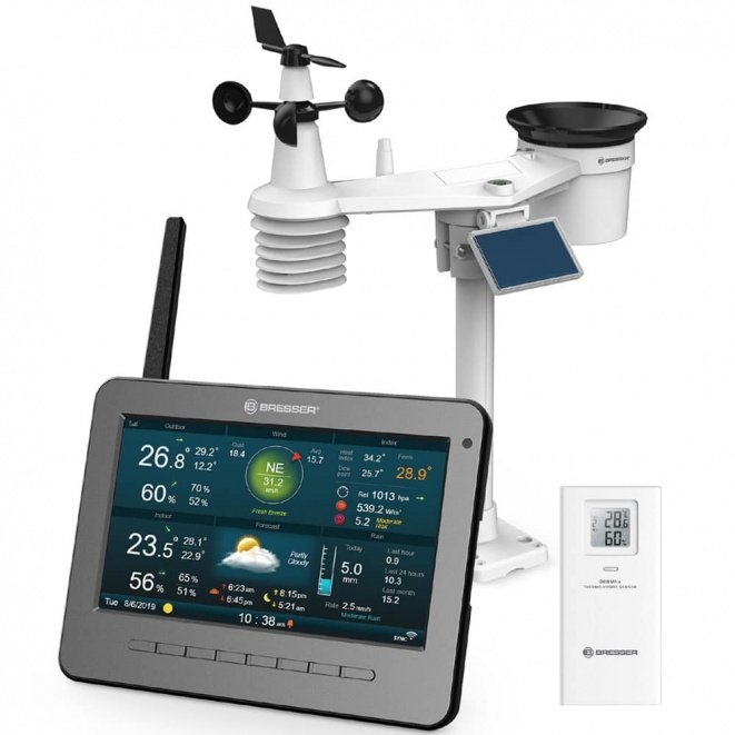 Bresser Professional 7-in-1 Colour HD Pro Wi-Fi Weather Station