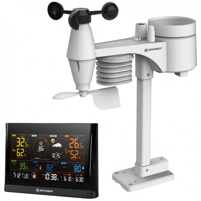 Bresser Professional 7-in-1 Comfort Colour Wi-Fi Weather Station